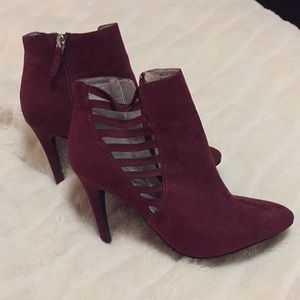 High heel booties